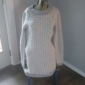 NEW KNITZ THE LOVE OF LEMONS ANGORA BLEND KNIT SWEATER DRESS WOMANS M